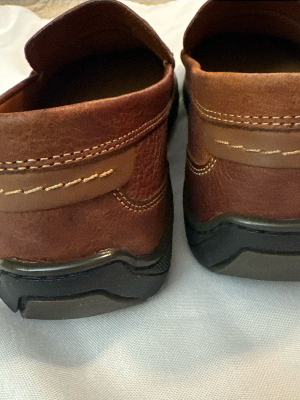 Johnston & Murphy Brown Leather Penny Loafers size 10 - Picture 5 of 12